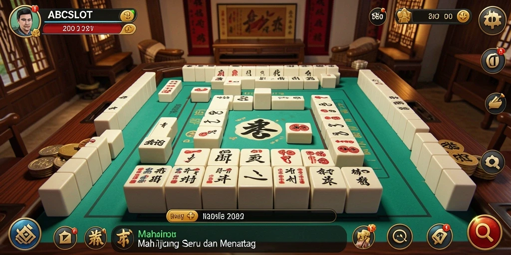 Gameplay seru Mahjong yang penuh warna dan tantangan.