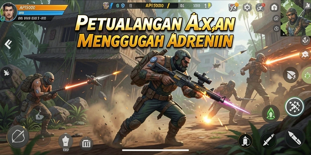 Tampilan seru gameplay API5000 menghadirkan aksi mendebarkan.