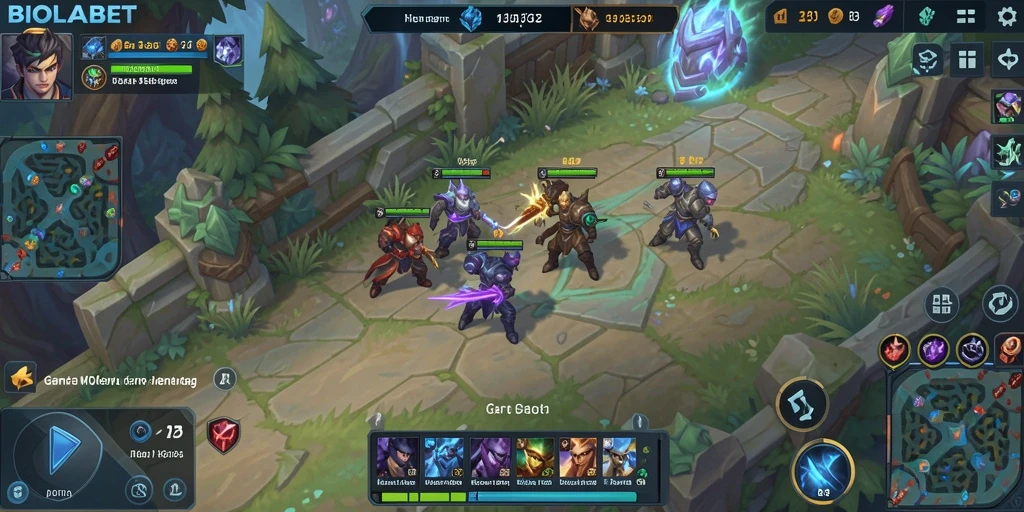 Tampilan gameplay seru di BIOLABET dengan pertarungan epik.