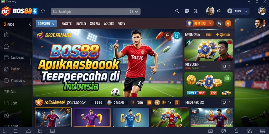 Tampilan menarik dari gameplay Sportsbook BOS88 yang penuh aksi.
