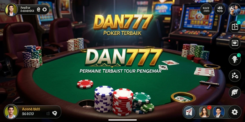 Tampilan gameplay Poker yang menarik dan mendebarkan di DAN777.