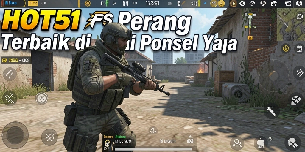 Screenshot HOT51 menampilkan aksi tembak-menembak yang mendebarkan.