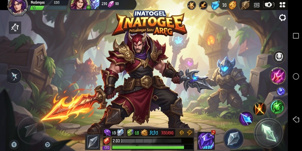 Screenshot gameplay ARPG INATOGEL yang seru dan penuh tantangan.