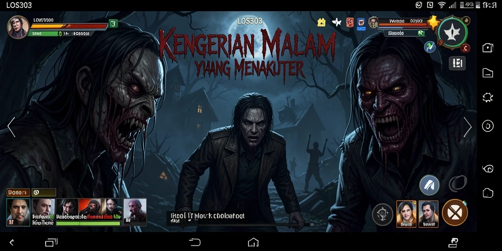 Tangkapan layar dari gameplay menakutkan di LOS303.