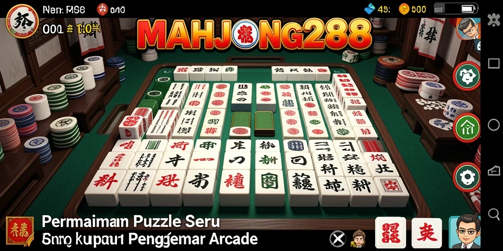 Tampilan menarik dengan gameplay seru di MAHJONG288.