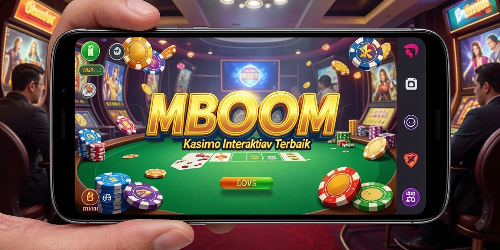 Screenshot MBOOM menampilkan gameplay Kasino yang seru dan menarik.