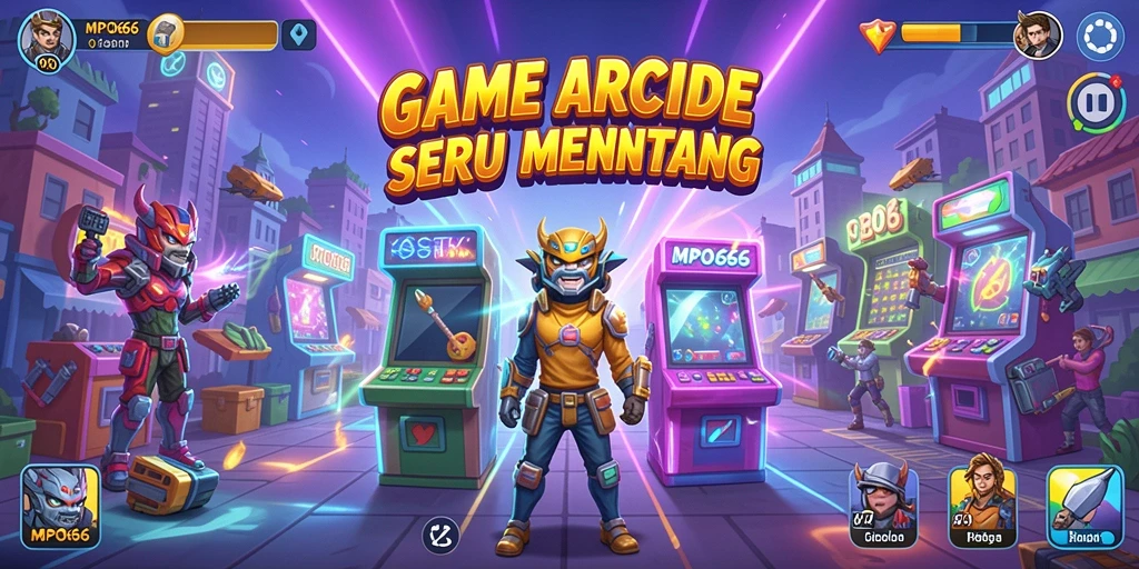 Tangkapan layar MPO666 yang menampilkan gameplay Arcade yang menegangkan.