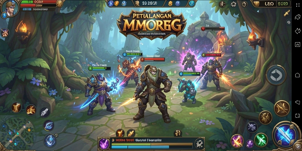 Tampilan gameplay menarik dari OCE69 dengan aksi pertempuran MMORPG.