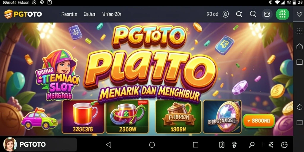 Tampilan gameplay PGTOTO yang menarik dan penuh warna.
