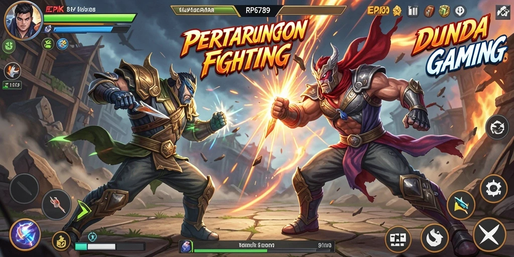 Screenshot gameplay RP6789 yang menunjukkan aksi pertarungan yang intens.