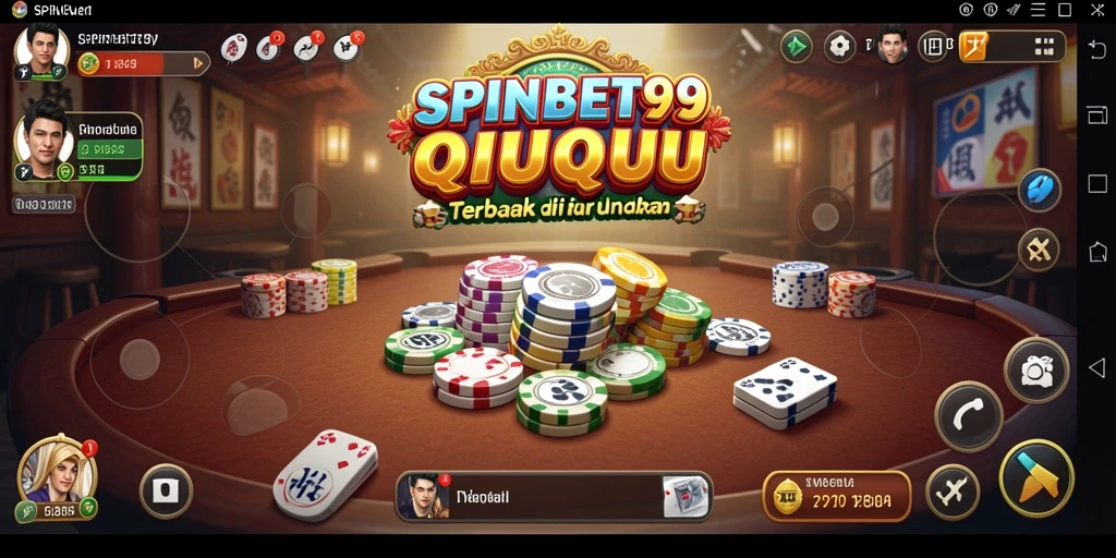 Screenshot gameplay SPINBET99 menampilkan keseruan permainan QiuQiu.