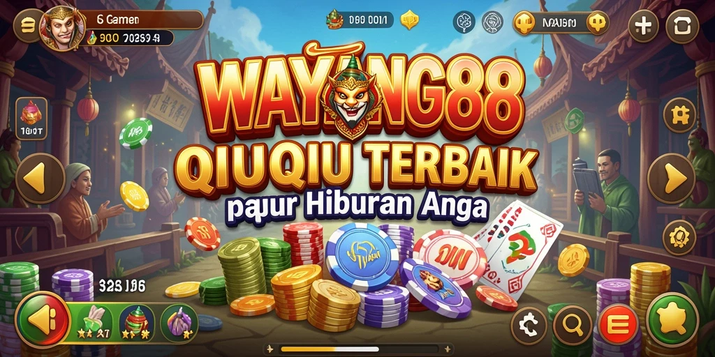 Tampilan permainan QiuQiu yang menarik dan interaktif.